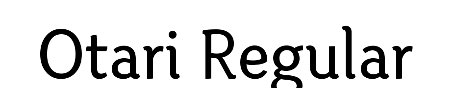 Otari Regular Font Download Free